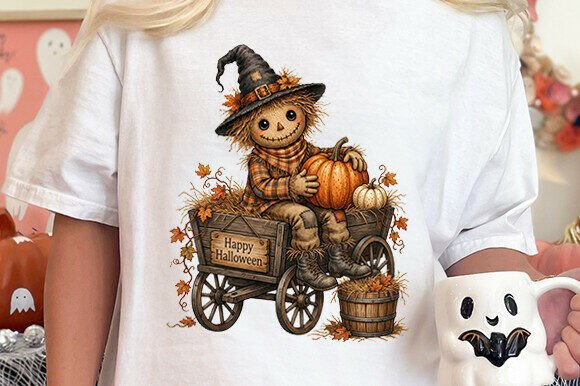 Download Cute Scarecrow Halloween PNG - Cute scarecrow Collection