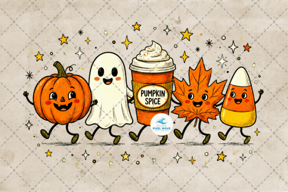 Download Funny Fall Doodle Autumn PNG - Fall Collection