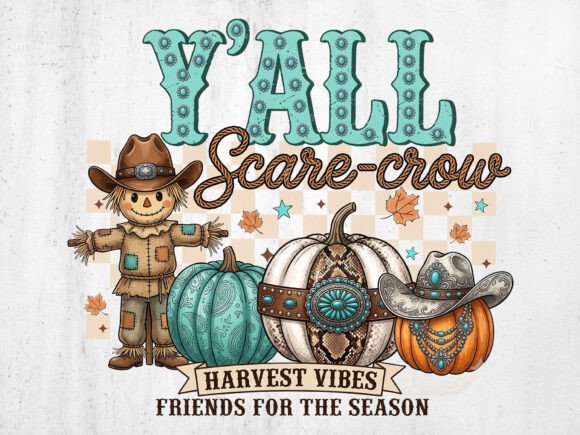 Download Yall Scarecrow PNG,Western Fall PNG File - Fall Collection