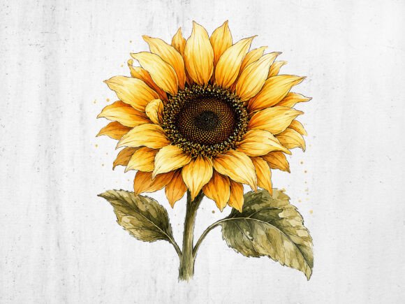 Download Sunflower PNG Digital Clipart Download - Digital clipart Collection