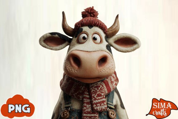 Download Gnome Christmas Cow Sublimation - Premium Bundle