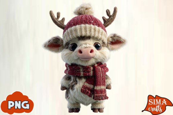 Download Gnome Christmas Cow Sublimation - Premium Resources